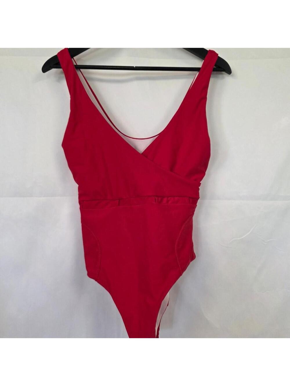 SHEIN Women's Red Swimsuit-one-piece